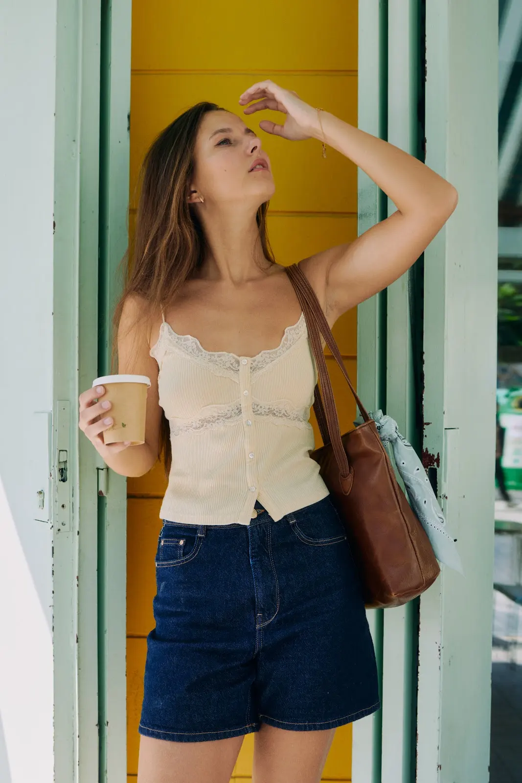 Top crema de verano — Detalle