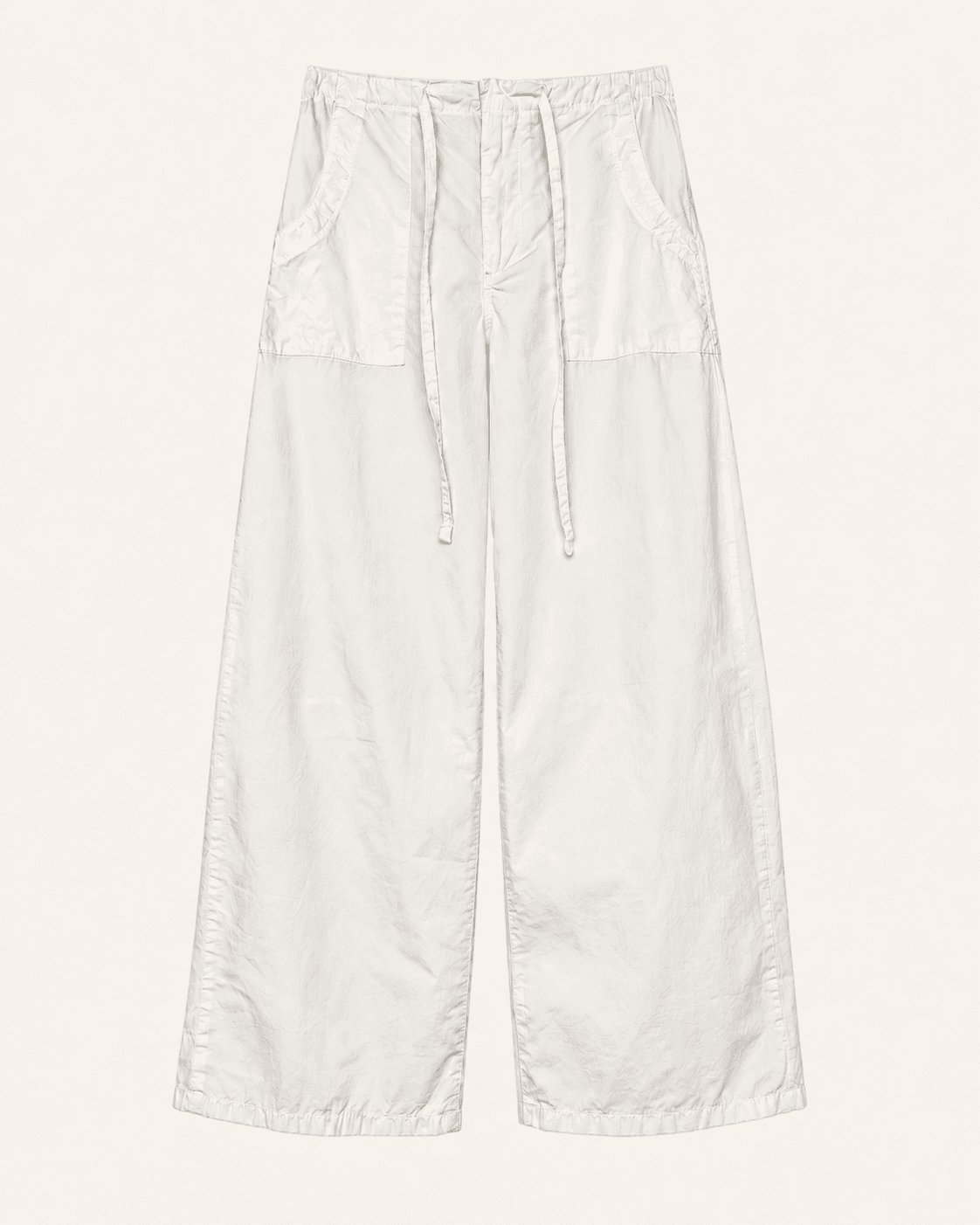 Pantalón de popelina blanco — Prenda completa