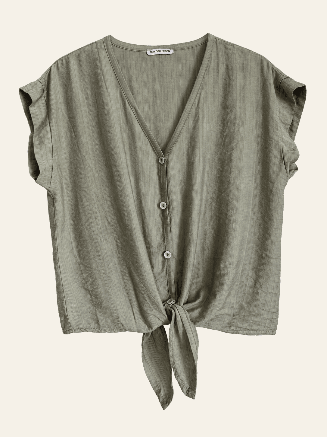 Camisa de atar — Detalle