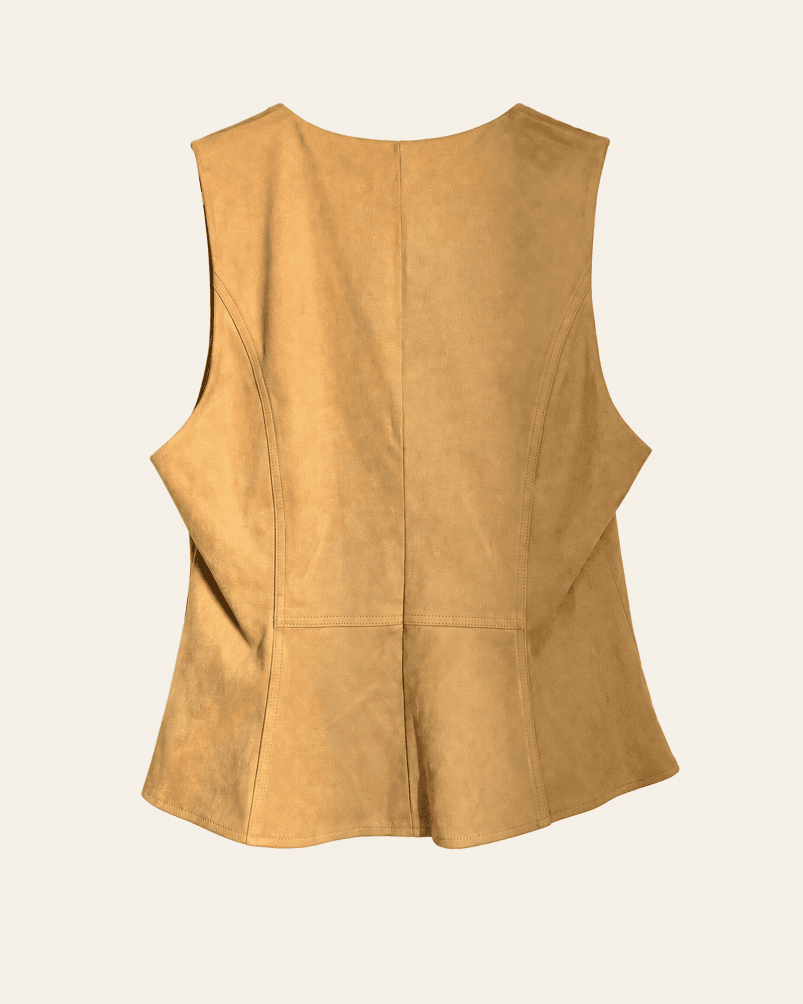 Chaleco efecto nobuck — Detalle