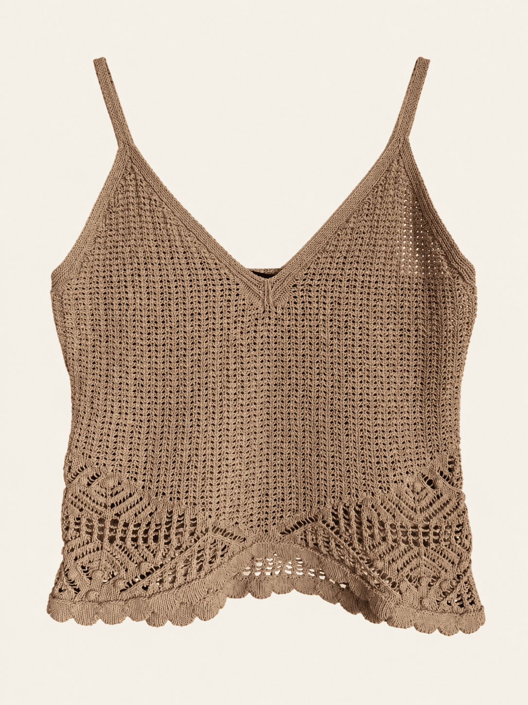 Musculosa crochet — Prenda completa