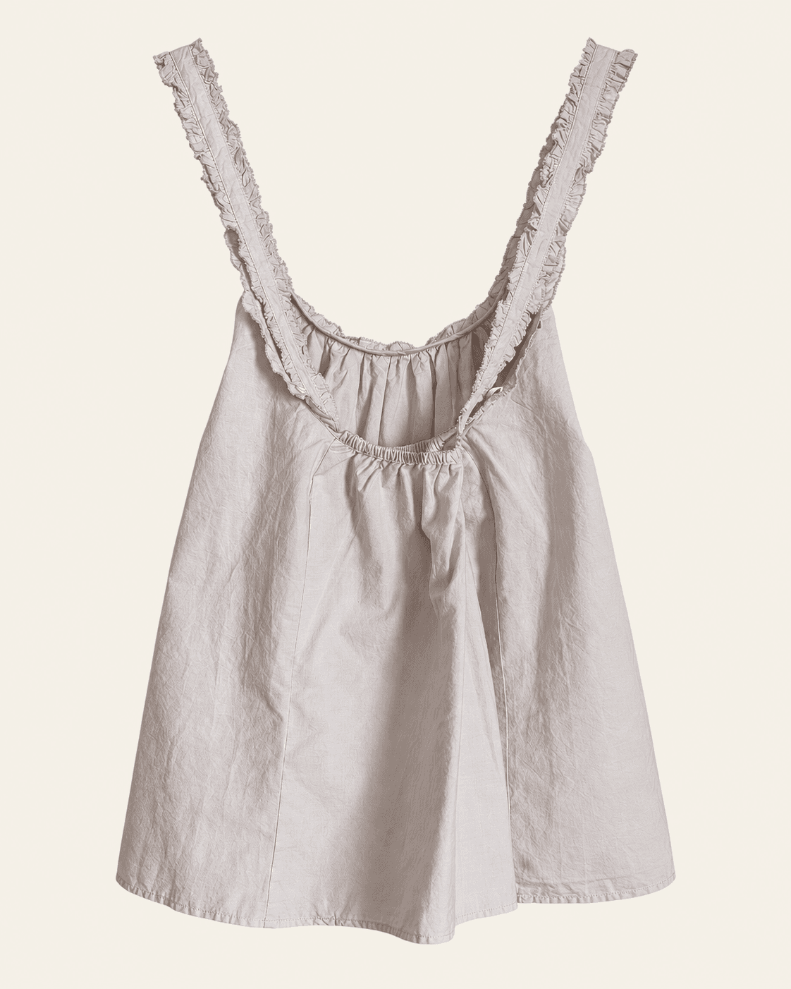 Musculosa con tirantes de vuelos — Tela