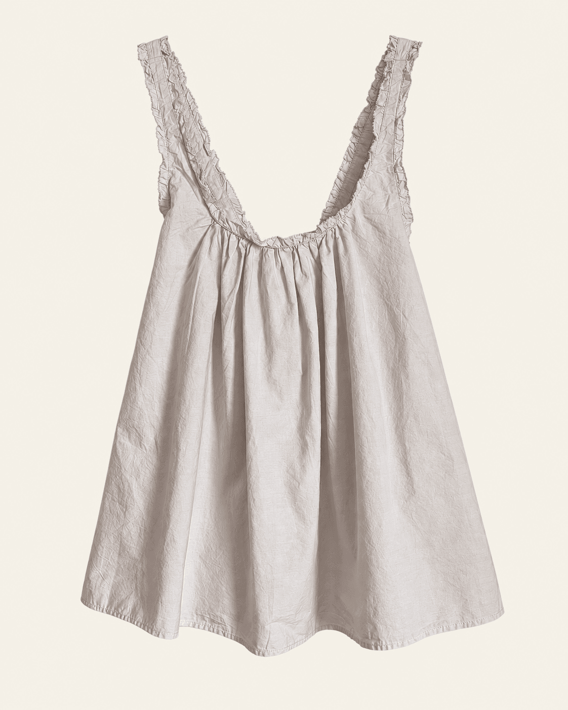 Musculosa con tirantes de vuelos — Detalle