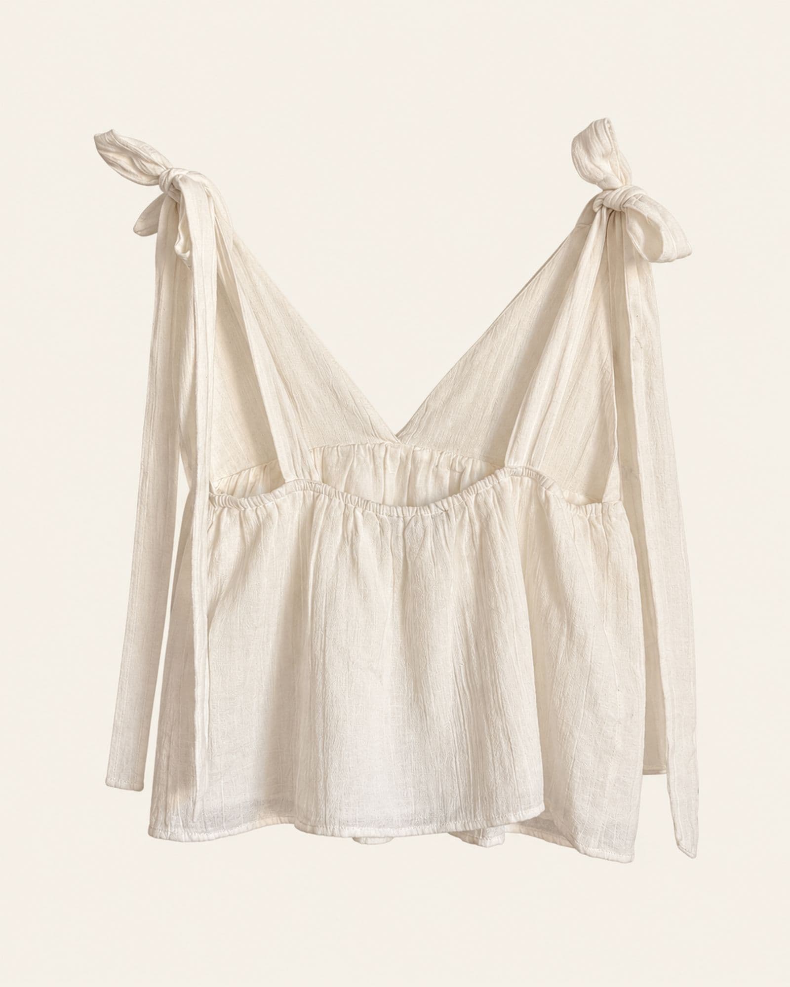 Blusa con tirantes de atar — Detail