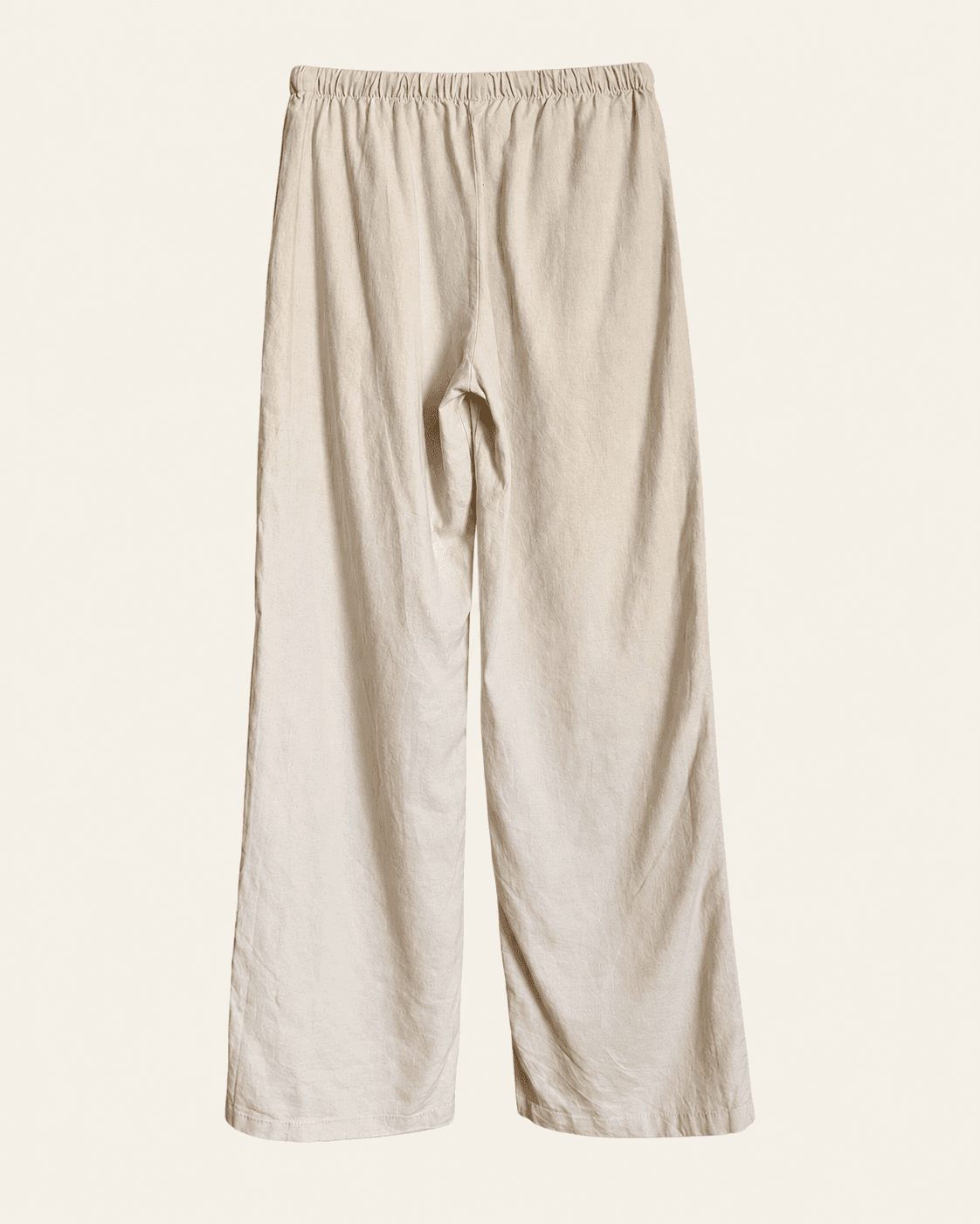 Pantalón recto de lino — Detalle
